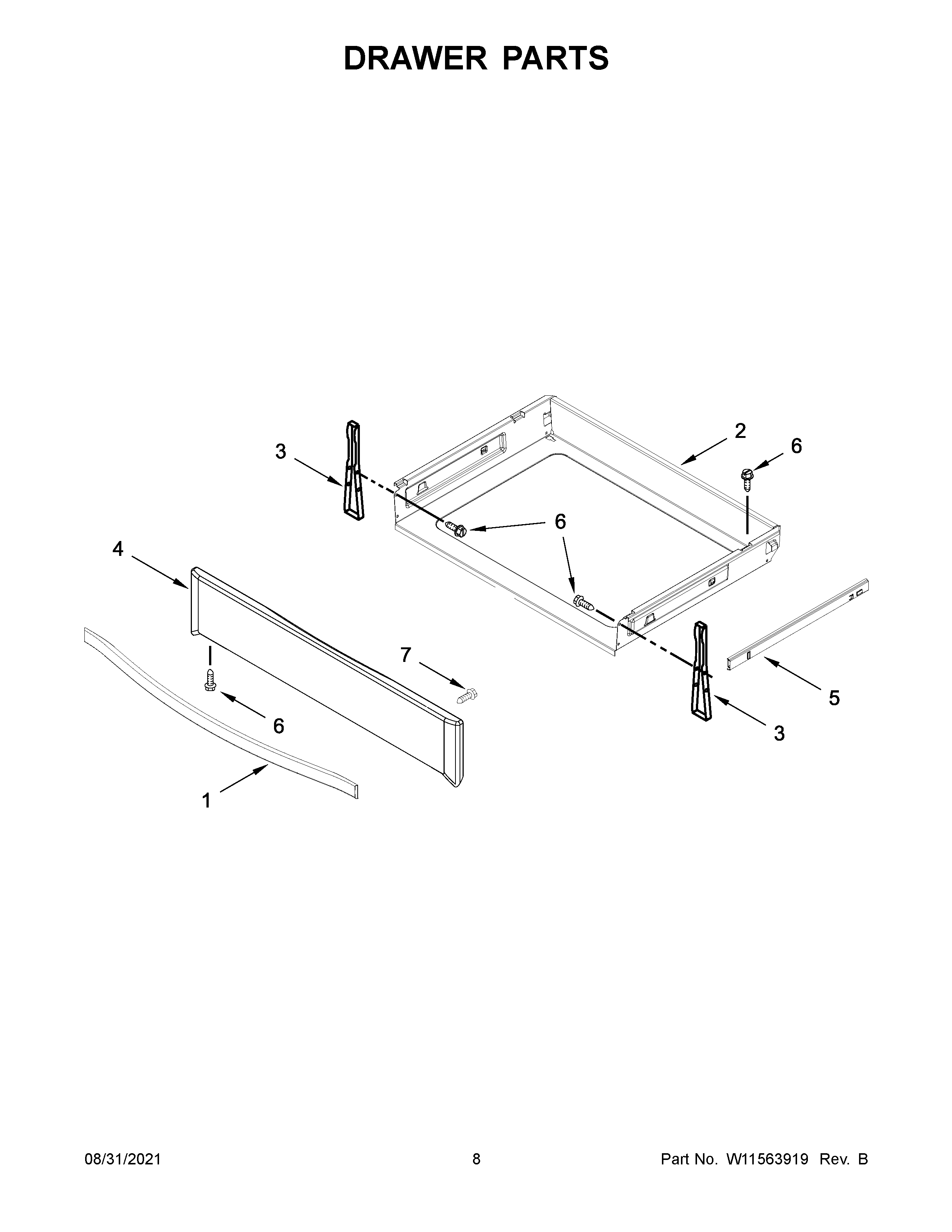 Drawer parts