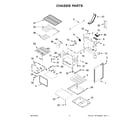 Whirlpool YWFE745H0FH3 chassis parts diagram