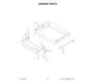 Whirlpool YWFE745H0FH3 drawer parts diagram