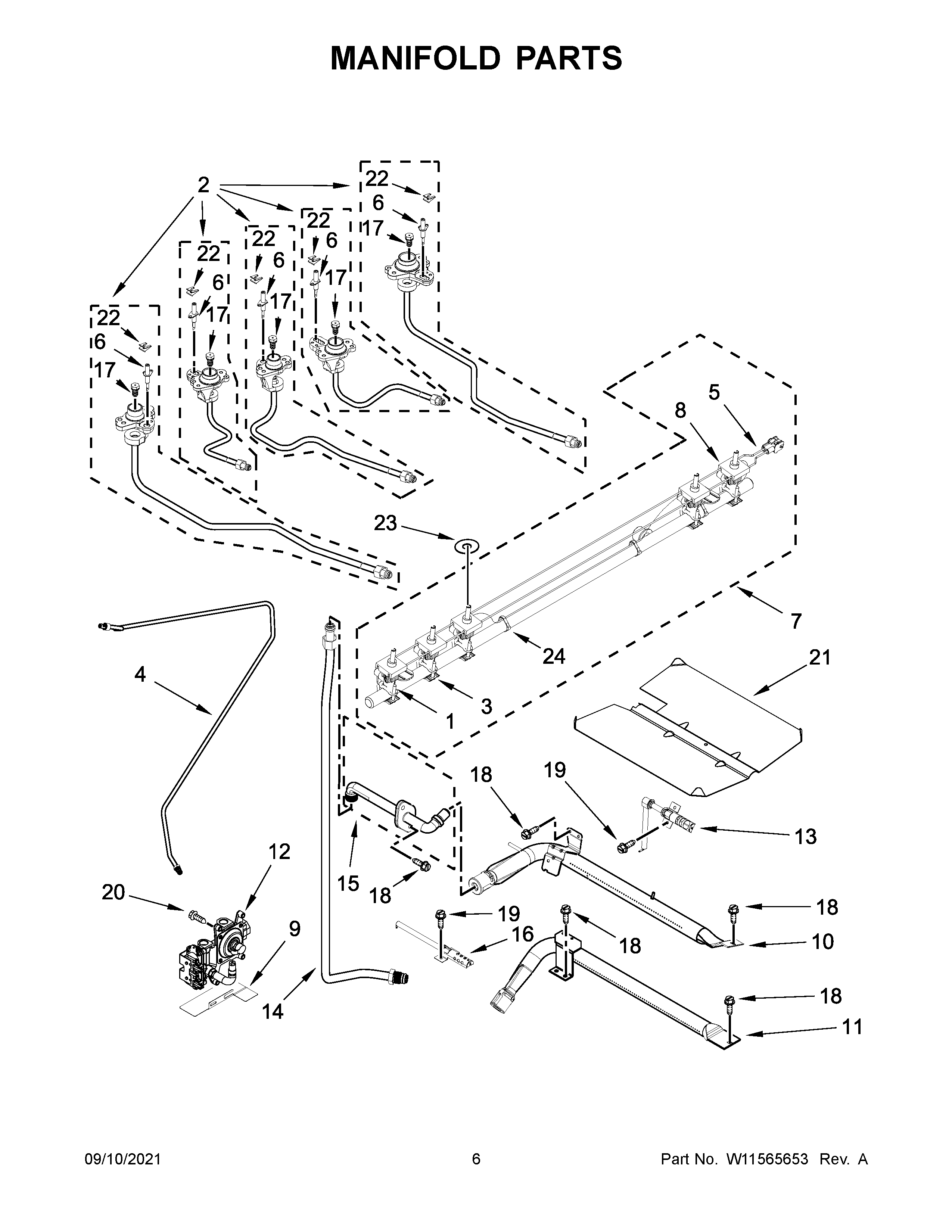 Manifold parts