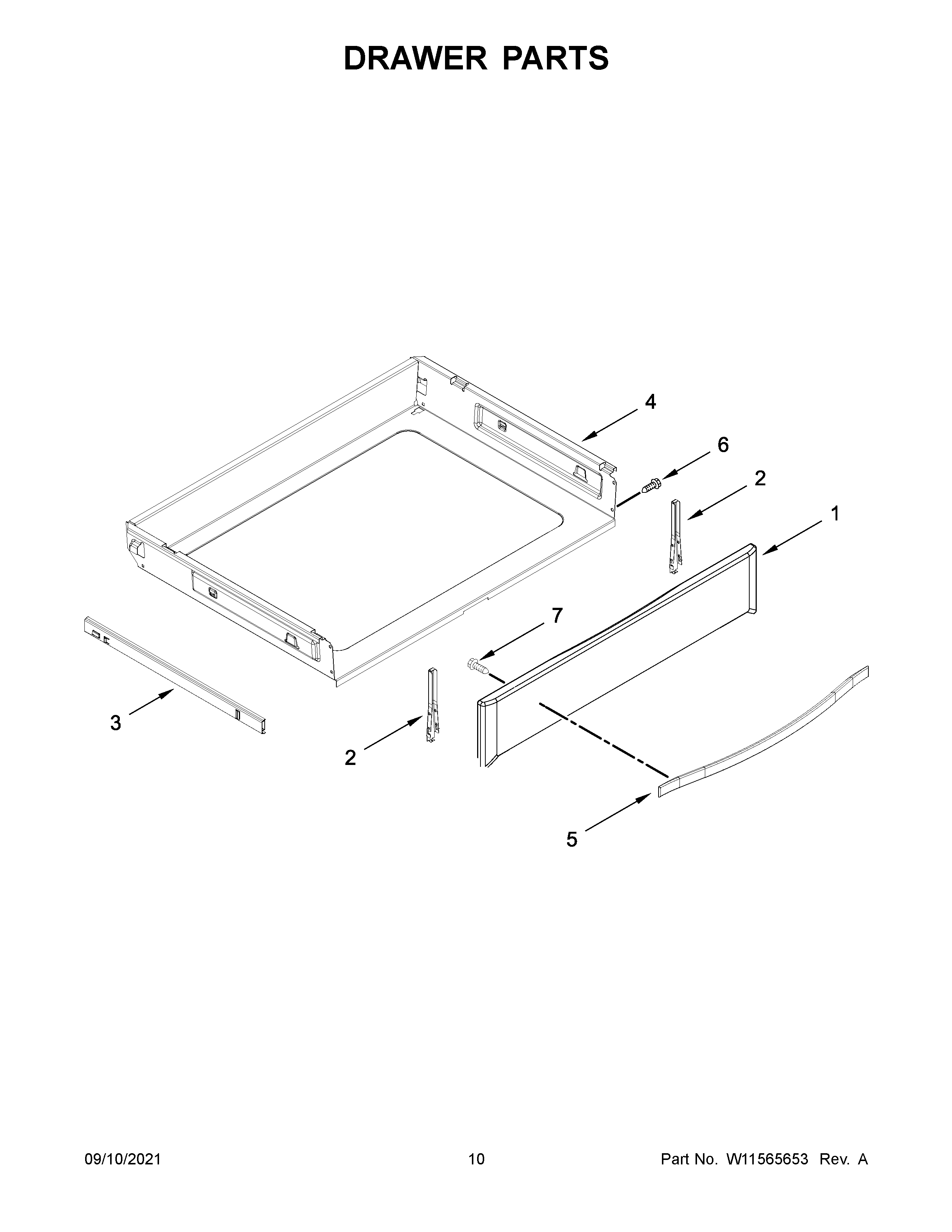 Drawer parts