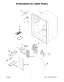 Refrigerator liner parts