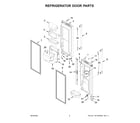 Maytag MFI2269FRB05 refrigerator door parts diagram