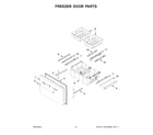Maytag MFI2269FRB05 freezer door parts diagram
