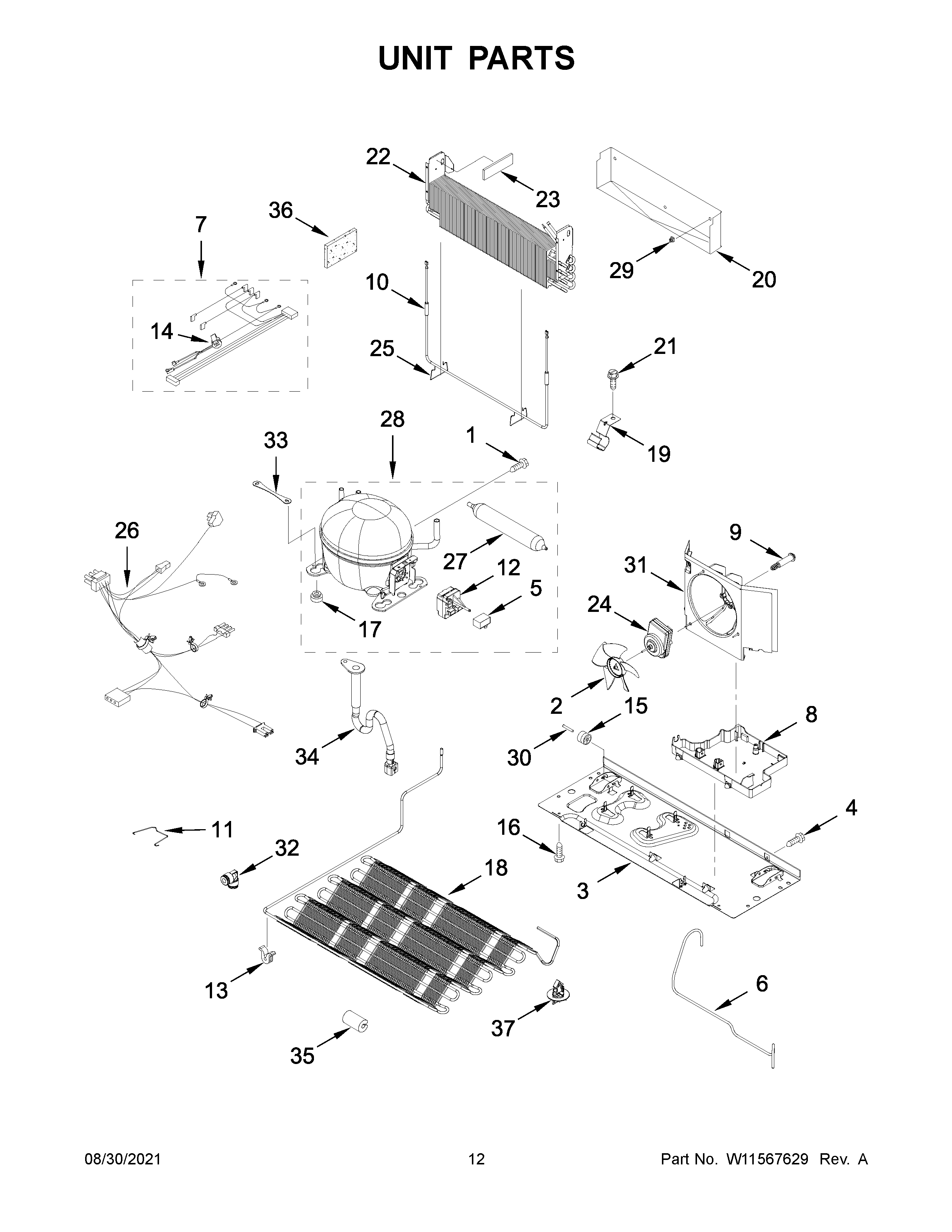 Unit parts