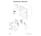 Maytag MFI2570FEW06 refrigerator liner parts diagram