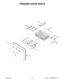 Freezer door parts