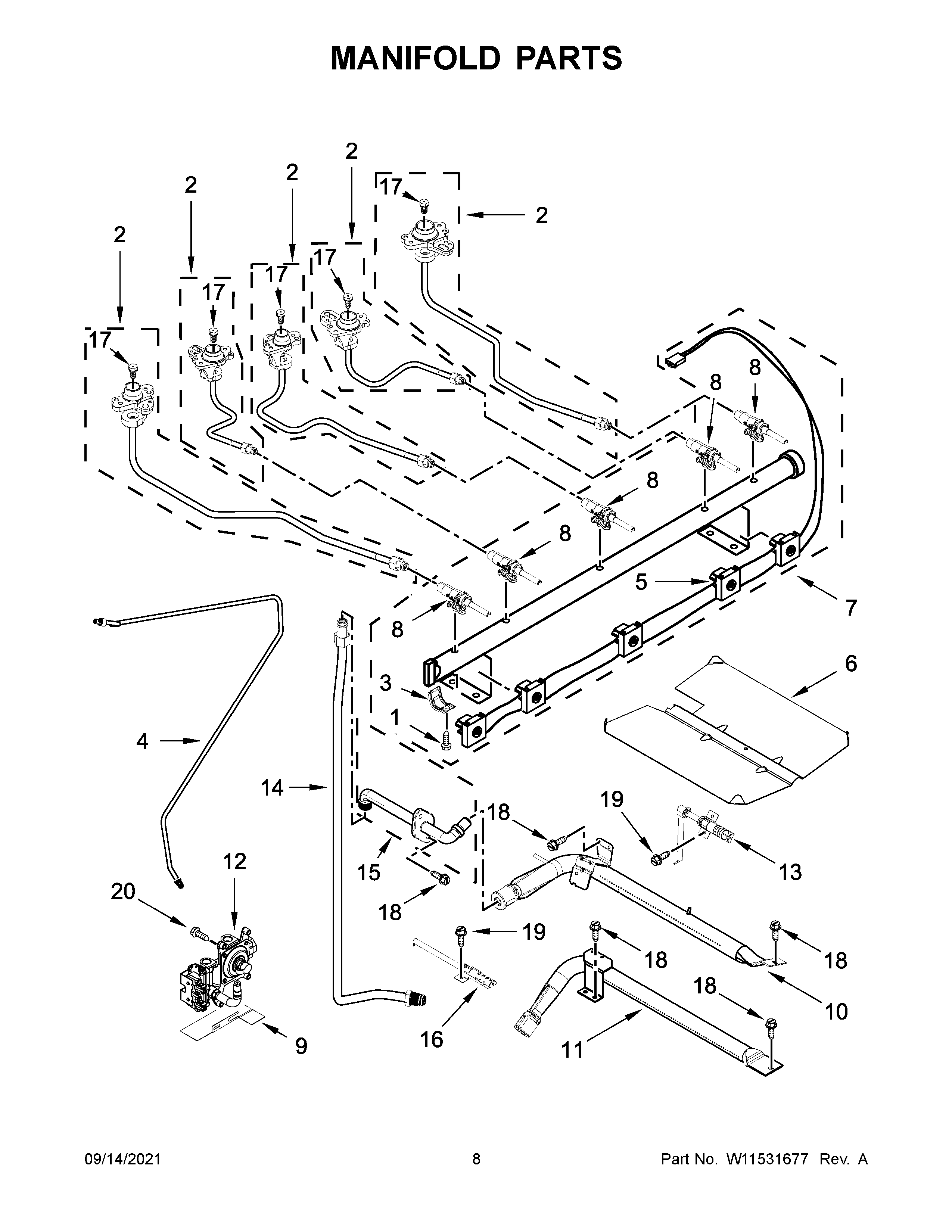 MANIFOLD PARTS