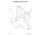 KitchenAid KRFC300EBS05 refrigerator door parts diagram