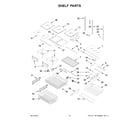 KitchenAid KRFC300EBS05 shelf parts diagram