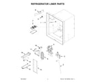 Maytag MFI2570FEZ12 refrigerator liner parts diagram