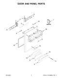 Door and panel parts