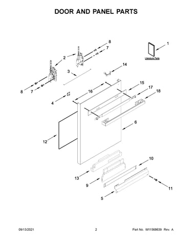 Door and panel parts