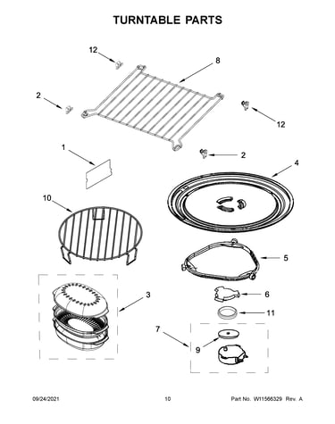 Turntable parts
