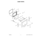 KitchenAid YKFEG500ESS5 door parts diagram