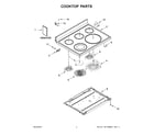 Maytag YMER8800FW4 cooktop parts diagram