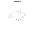 Maytag YMER8800FW4 drawer parts diagram