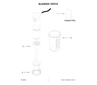 KitchenAid KHBV53VB0 blender parts diagram