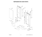 KitchenAid KRFC300ESS04 refrigerator door parts diagram