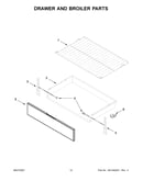 Drawer and broiler parts