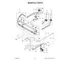 Whirlpool WFG515S0JB2 manifold parts diagram