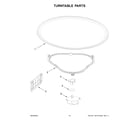 Whirlpool UMV1170LW0 turntable parts diagram