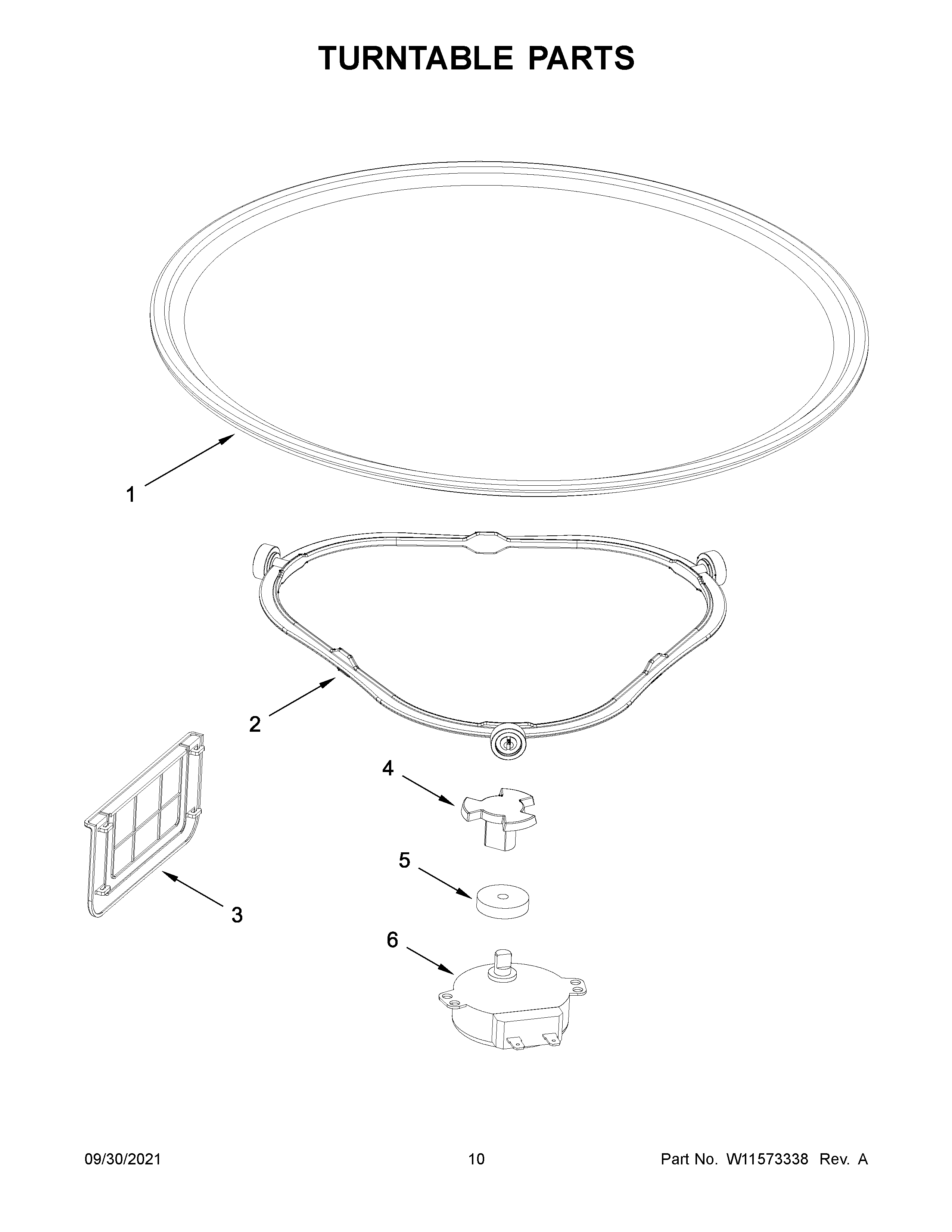 Turntable parts