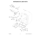 Jenn-Air JFC2290REM04 refrigerator liner parts diagram