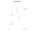 KitchenAid 7KHBBV53MPA0 blender parts diagram