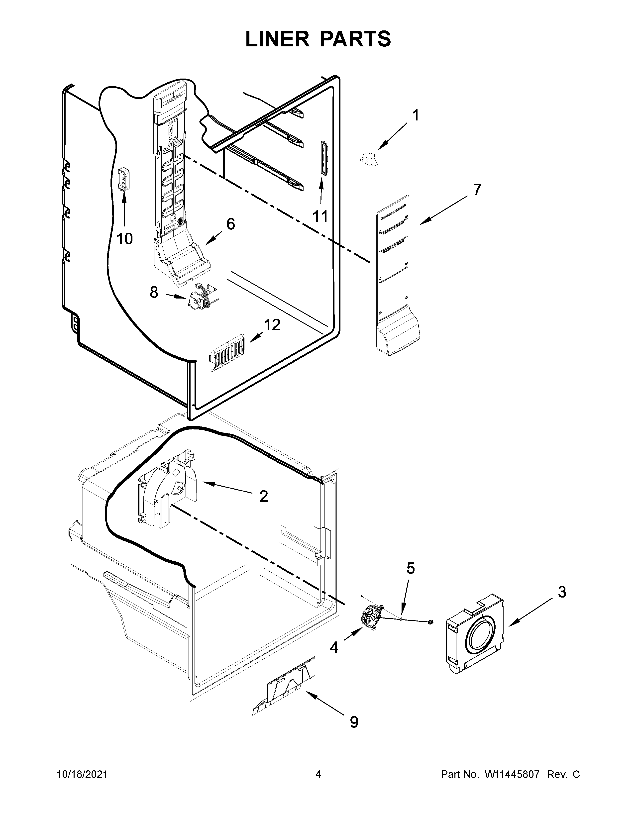 Liner parts