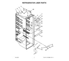 Maytag MSC21C6MFZ05 refrigerator liner parts diagram