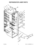 Refrigerator liner parts