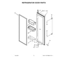 Maytag MSC21C6MFZ05 refrigerator door parts diagram