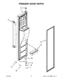 Freezer door parts