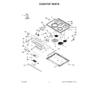 KitchenAid KSEG700ESS4 cooktop parts diagram