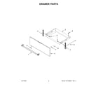 KitchenAid KSEG700ESS4 drawer parts diagram