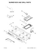 Burner box and grill parts