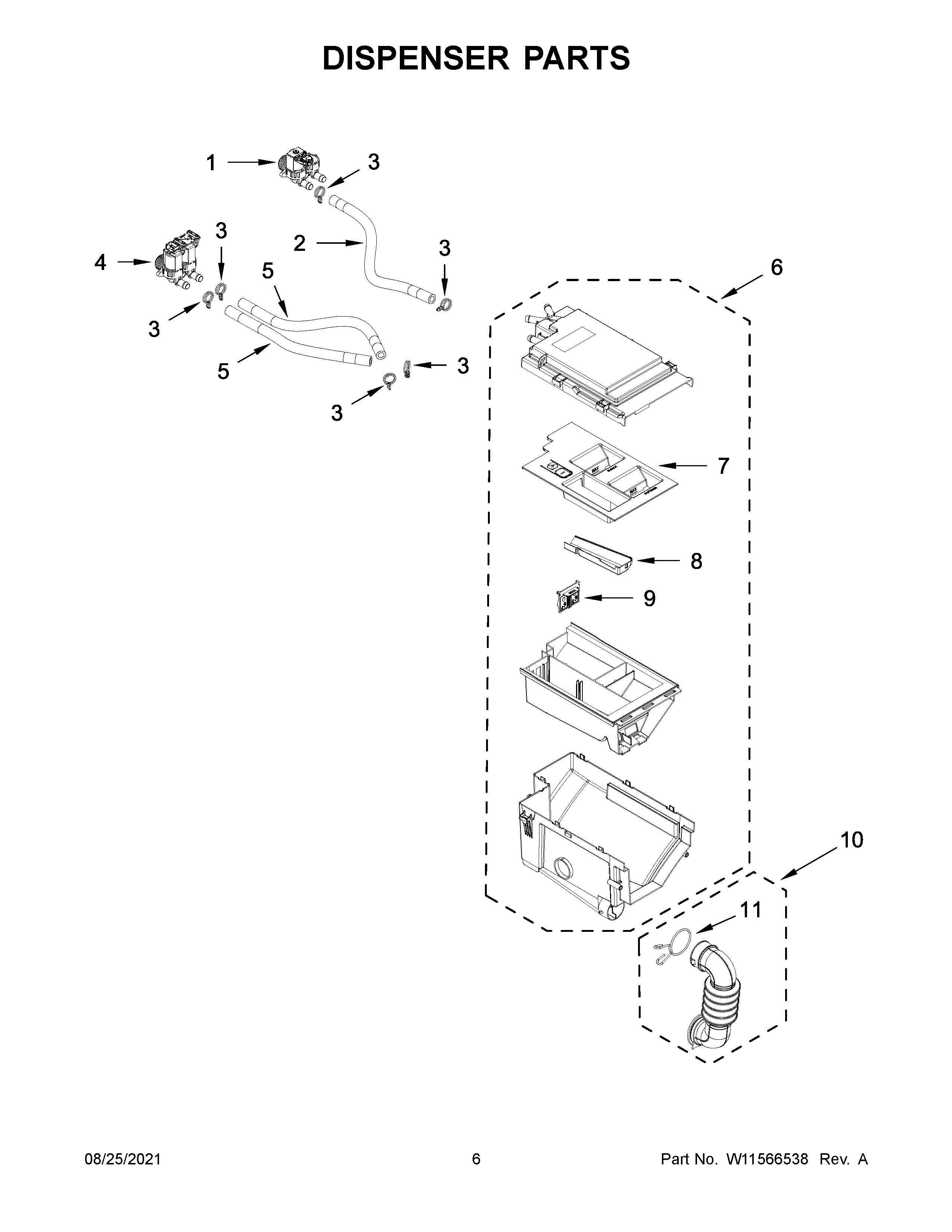 DISPENSER PARTS