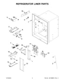 Refrigerator liner parts