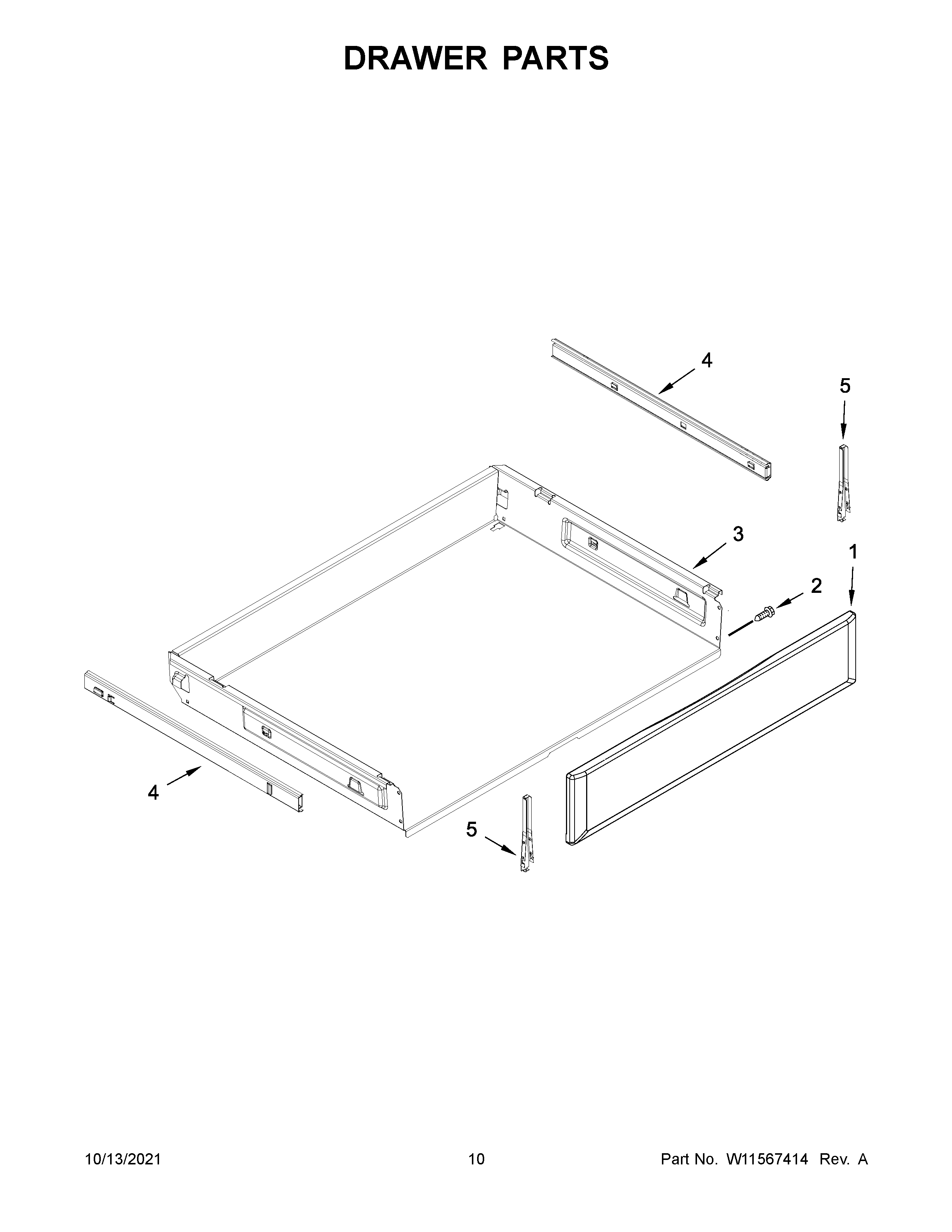 Drawer parts