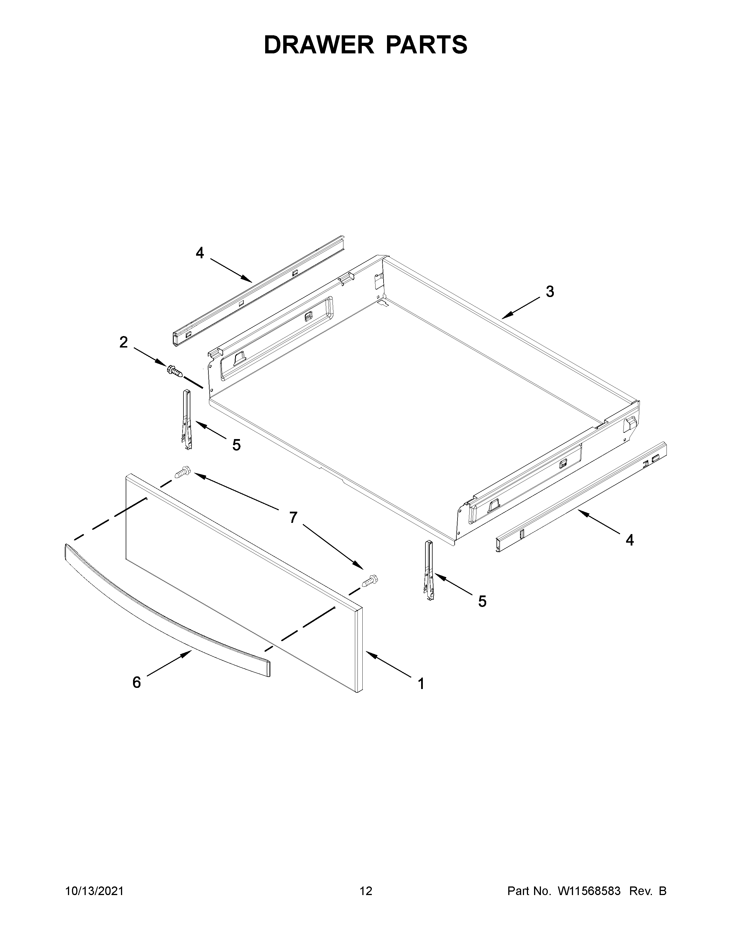 Drawer parts