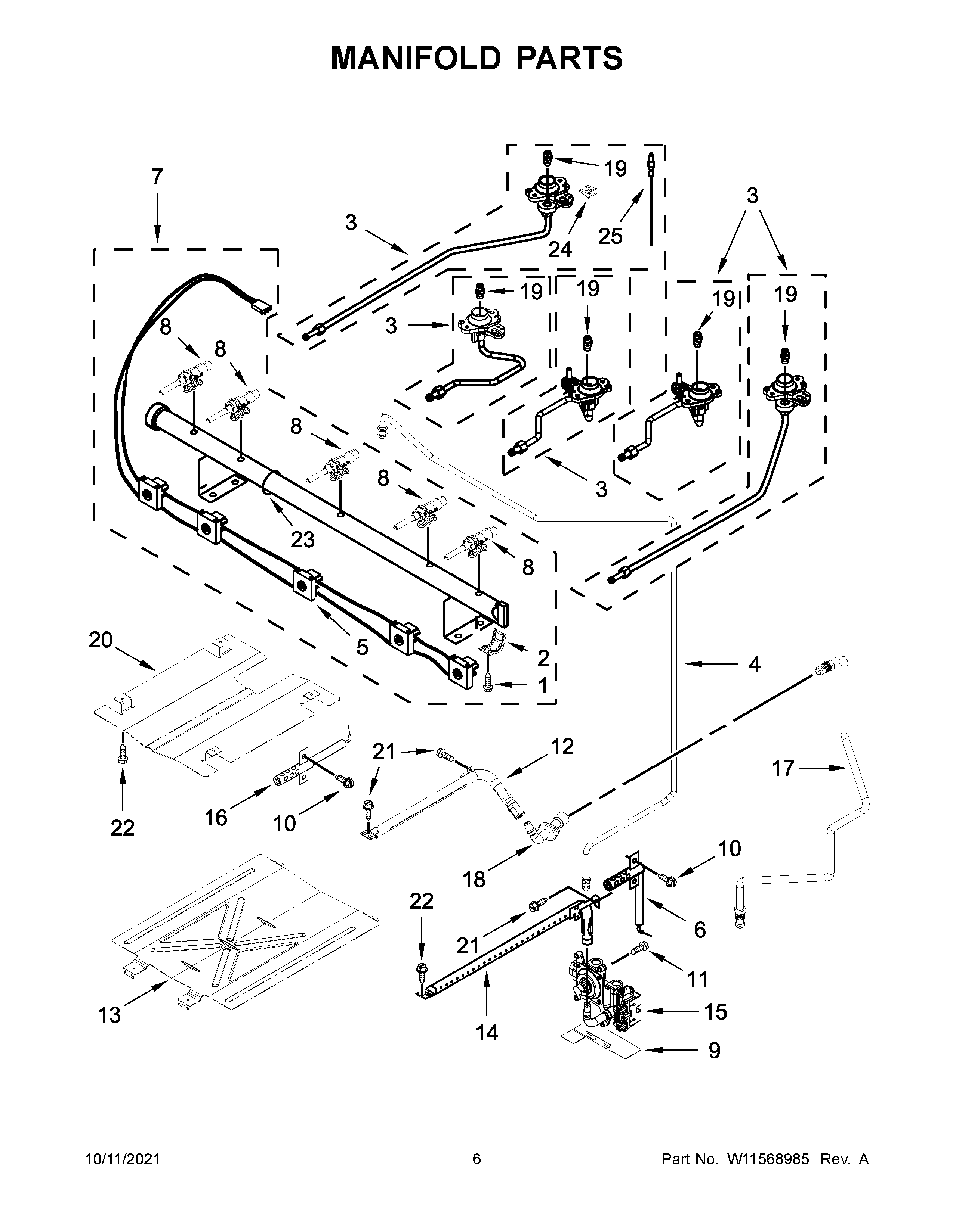 Manifold parts