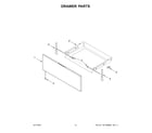 Whirlpool WFG525S0JS2 drawer parts diagram