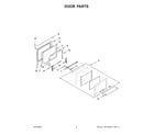 KitchenAid KSGG700EBS3 door parts diagram