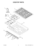 Cooktop parts