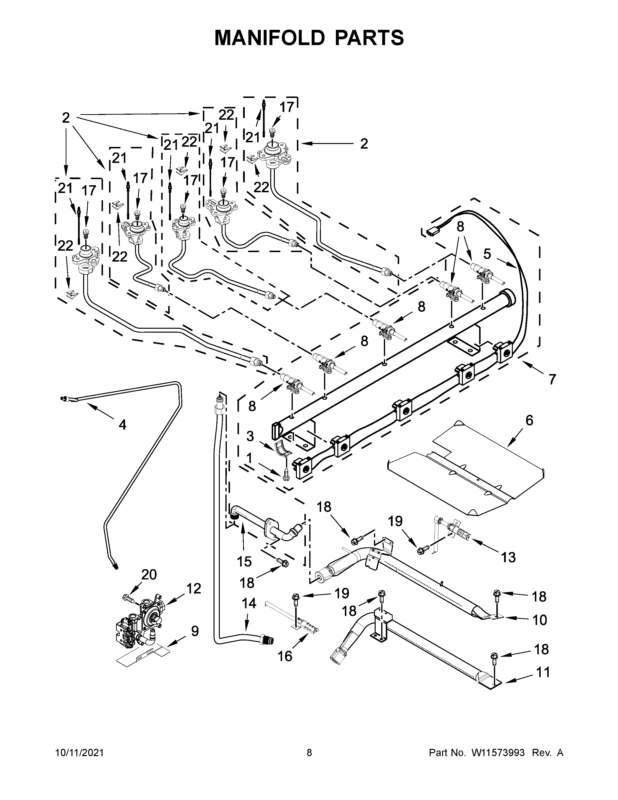 Manifold parts