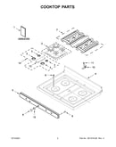 Cooktop parts
