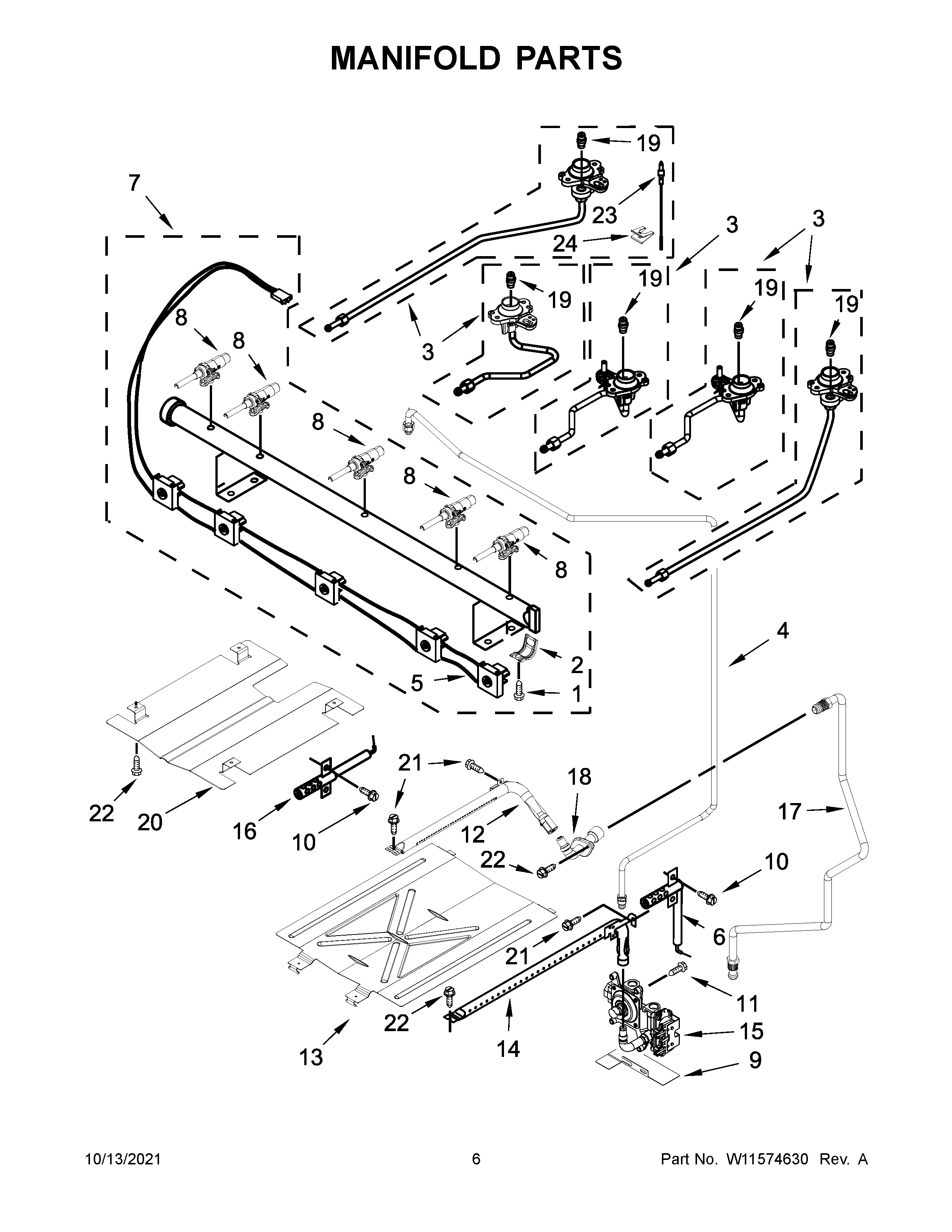 Manifold parts