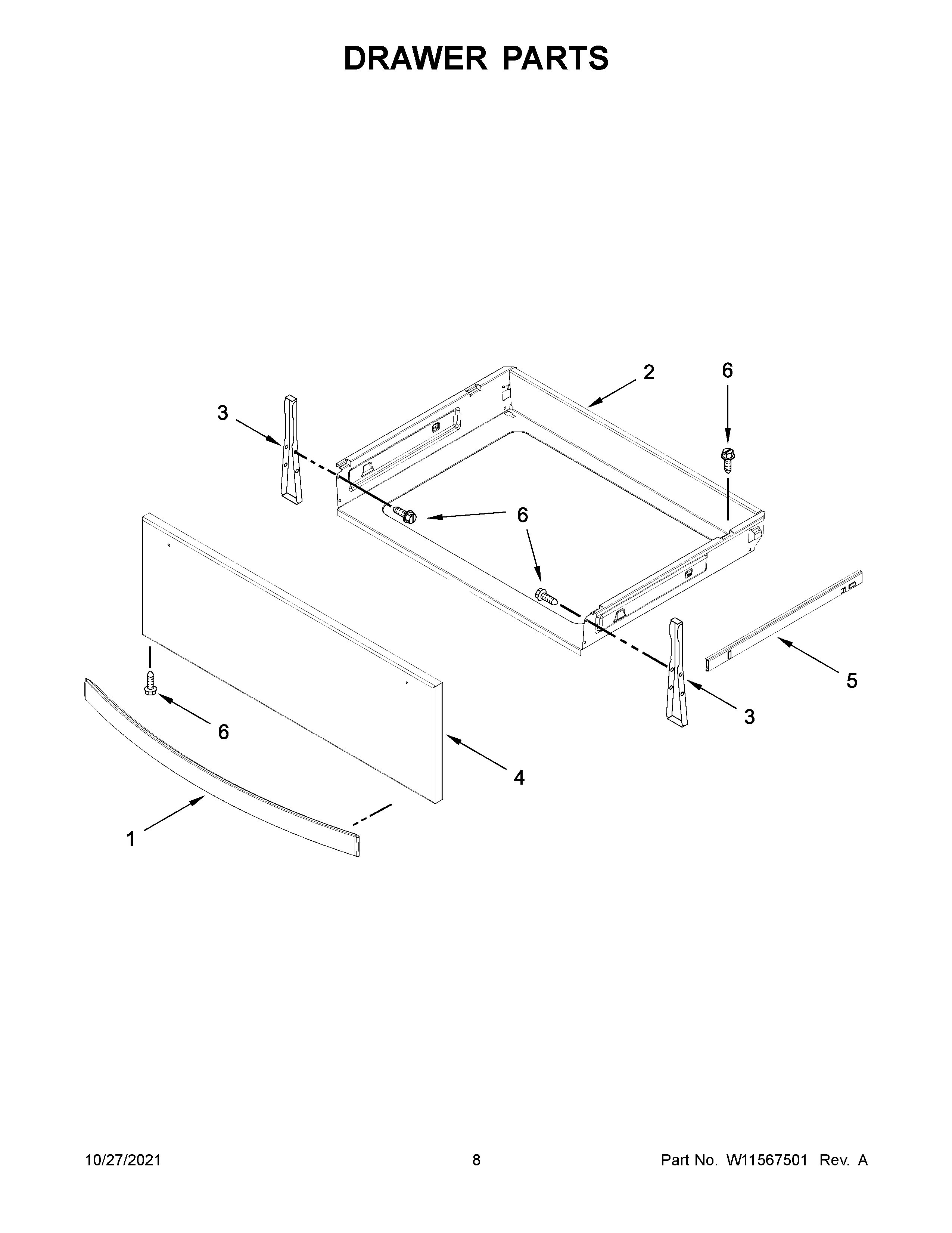 Drawer parts