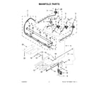 Maytag MGR7700LZ1 manifold parts diagram